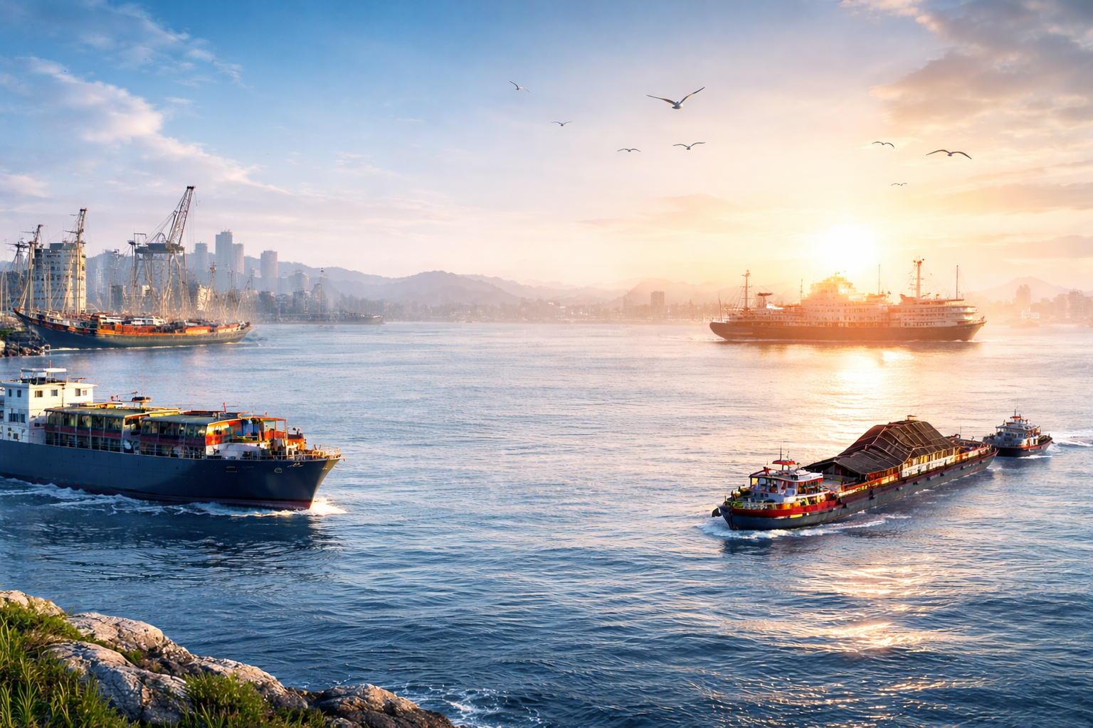 Operasional maritim PT Samudra Altas Indonesia Maritim